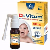 D-vitum witamina D dla niemowląt 400j.m 100 porcji odporność i rozwój 6ml