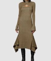 3.1 Phillip Lim Sukienka z dzianiny w kolorze khaki L