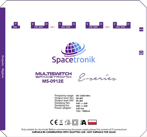 Multiswitch 9/12 Spacetronik E-Series MS-0912E na Arena.pl