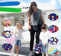 SENSORYCZNA TABLICA MONTESSORI PRO| 8 STRON AKTYWNOŚCI |BEZPIECZNA EDUKACJA