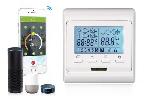 Termostat Pokojowy Wifi Cyfrowy Regulator Lcd 16A na Arena.pl