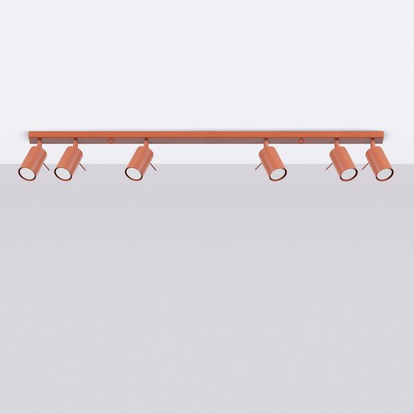 Plafon RING 6L ochra czerwona zdjęcie 2