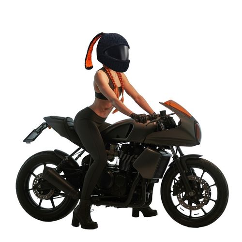 Czapka na kask Bunny Rider na Arena.pl