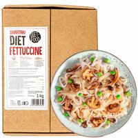 Makaron Konjac - Fettuccine 1000 g diet bezglutenowy KETO bio 1 kg CHEAT