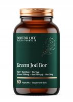 Doctor Life Krzem Jod Bor 60 kaps. Bambus Algi Skrzyp Skóra Włosy Paznokcie
