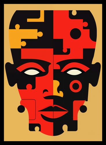 Plakat 25x35cm Puzzle Tożsamości na Arena.pl