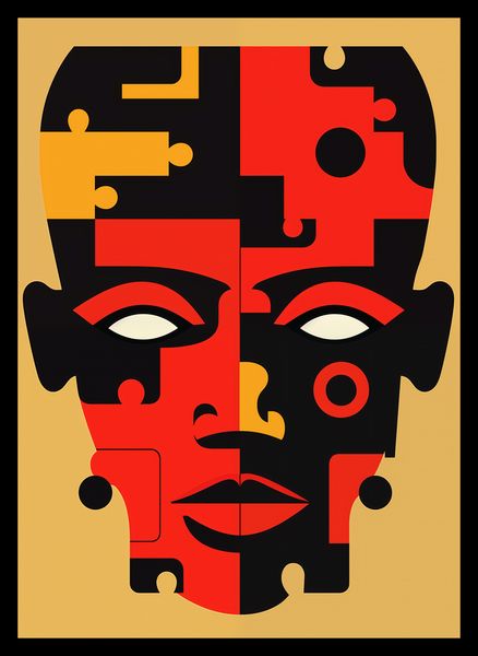 Plakat 25x35cm Puzzle Tożsamości zdjęcie 2