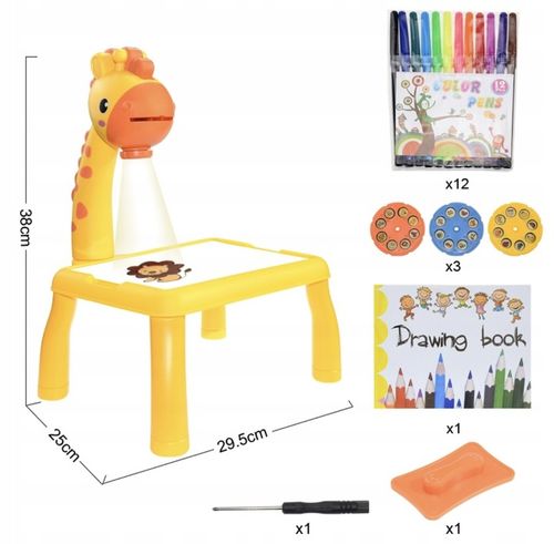 PROJEKTOR TABLICA RZUTNIK DO RYSOWANIA MAZAKI KREATYWNA ZABAWA ŻYRAFA na Arena.pl