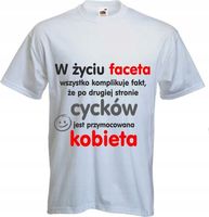 Koszulka MĘSKA PREZENT śmieszne napisy tekst imię