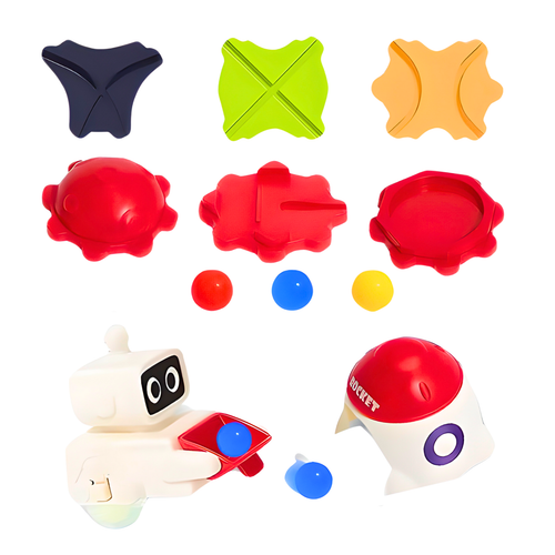 Gra Logiczna Planszowa Kosmos Rakieta Jeżdżący Robot Puzzle Klocki na Arena.pl