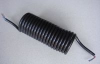 Przewód elektryczny spiralny bez wtyczek 7-żyłowy 5m