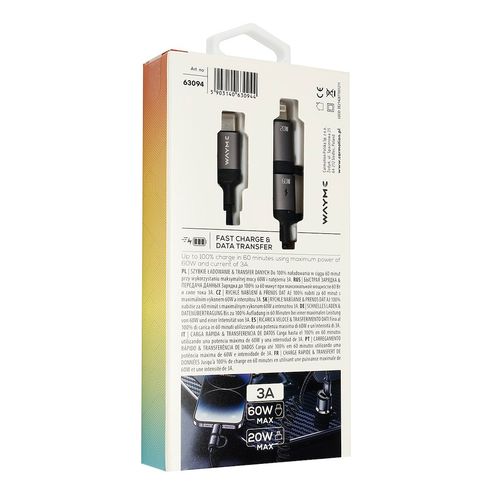 WAYME Kabel do ładowania i synchronizacji, w oplocie z mikrofibry na Arena.pl