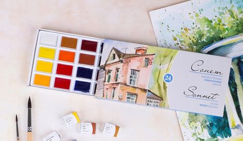 Zestaw AKWARELI SONNET 24 k do Zdobień Paznokci - oryginalne Farby Manicure na Arena.pl