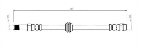 Mercedes W447 V-klasa - Zestaw Przewodów Hamulcowych Teflonowych W Oplocie na Arena.pl