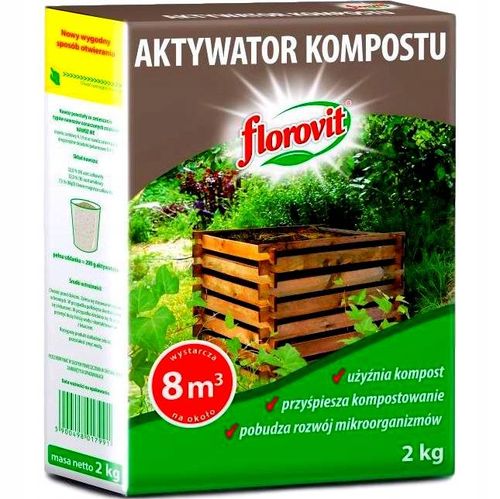 Komposter Aktywator Kompostu 2kg Karton Florovit na Arena.pl