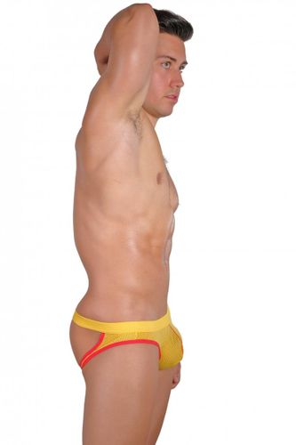 Jockstrap WJ Air Mesh Yellow XL na Arena.pl