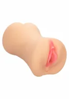 calexotics stroke it dual entry - podwojny rękaw intymny pure skin 2kg