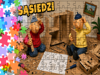 Puzzle tradycyjne - Sąsiedzi - Pat i Mat