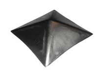 daszek metalowy na słupek ogrodzeniowy 120*120mm - 10.0 szt - sl czap