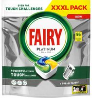 FAIRY PLATINUM ALL IN ONE Kapsułki do Zmywarki CYTRYNOWE MEGA PAKA 96 szt.