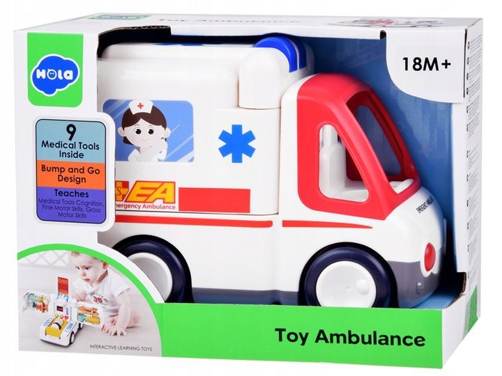 Autko Ambulans interaktywny pacjent ZA4540 zdjęcie 5