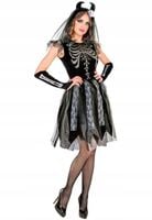 Strój diabelska Panna Młoda przebranie HALLOWEEN rozmiar S