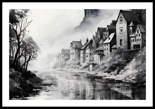 Plakat 60x40cm Mglisty Refleks na Arena.pl