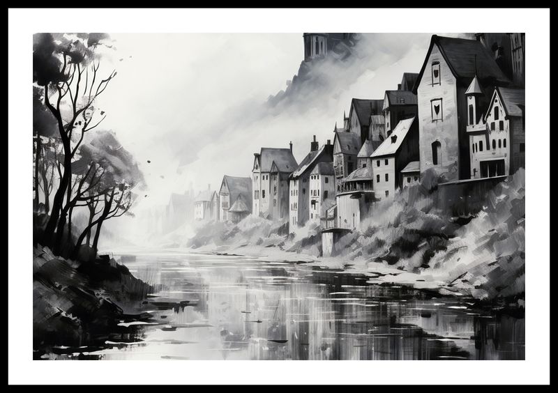 Plakat 60x40cm Mglisty Refleks zdjęcie 3