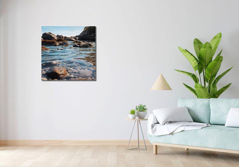 Obraz 70x70cm Harmonia Przybrzeżna zdjęcie 2