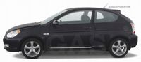 HYUNDAI ACCENT HATCHBACK / 3 DOOR - Listwy CHROM na drzwi boczne chromowane