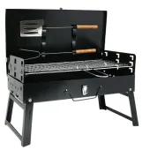 GRILL TURYSTYCZNY WALIZKA SKŁADANY SOLIDNY 43x23cm