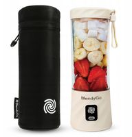 ZESTAW Blender Bezprzewodowy Przenośny BEŻOWY BlendyGo 3 250W + ETUI