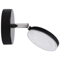 Kinkiet LAMPA ścienna CAPRI 308375 Polux regulowana OPRAWA okrągła LED 5W 3000K czarna