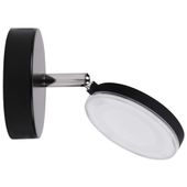 Kinkiet LAMPA ścienna CAPRI 308375 Polux regulowana OPRAWA okrągła LED 5W 3000K czarna