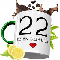 Kubek Zielony Dla Dziadka Na Prezent Urodziny Z Nadrukiem Ze Zdjęciem