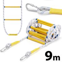 Drabina sznurowa linowa pleciona na dach HIGHER 9m FIBERGLASS dekarska