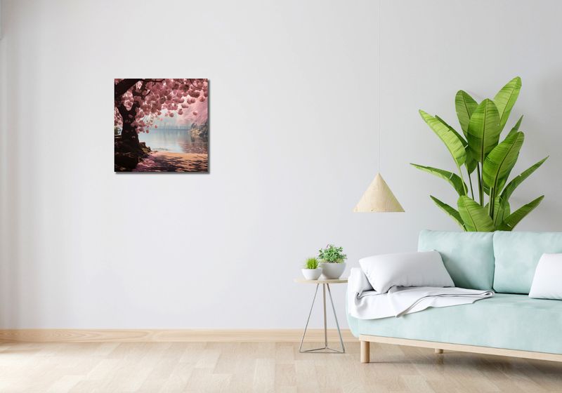 Obraz 50x50cm Spokój Sakury zdjęcie 2