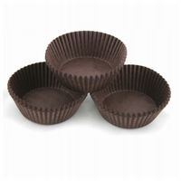 FOREMKI PAPILOTKI do muffinek 50x25 mm brązowe 100 szt