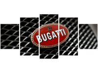 70CM 150CM OBRAZ 5 ELEM BUGATTI AXION23 ŚCIENNY