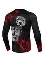 Męski Longsleeve Pitbull Treningowy Rashguard Blood Dog II