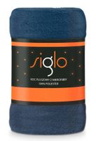 Koc Pluszowy 130X170 Mikrofibra Siglo Granat