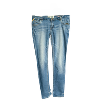 BABY BLUE Damskie Spodnie Wygodne Jeansowe Dżinsowe Stylowe Niebieskie 29