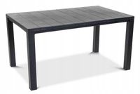 Stół ogrodowy Julie 147 x 90 cm grafitowy Keter