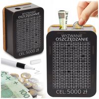 PREZENT NA 18 30 40 50 60 URODZINY SKARBONKA WYKREŚLANA UPOMINEK CEL 5000zł