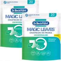 CHUSTECZKI DO PRANIA ZAPACH DR. BECKMANN UNIWERSALNE LISTKI PIORĄCE ZESTAW
