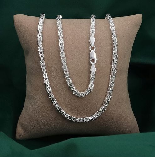 Łańcuszek Srebrny Splot Królewski 3,00 mm Pełny Diamentowany Grawer Gratis na Arena.pl