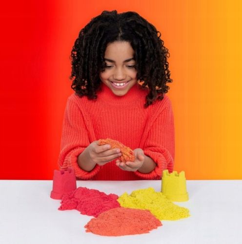 Piasek Kinetyczny 5KG Piaskownica Basen Foremki Zestaw XXL WYBIERZ KOLORY na Arena.pl