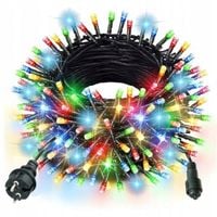 LAMPKI CHOINKOWE ZEWNĘTRZNE HERMETYCZNE FLASH na zewnątrz 35,5 m ok.500 led