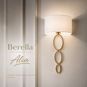 Kinkiet Berella Light Alia WH/GD BL5400