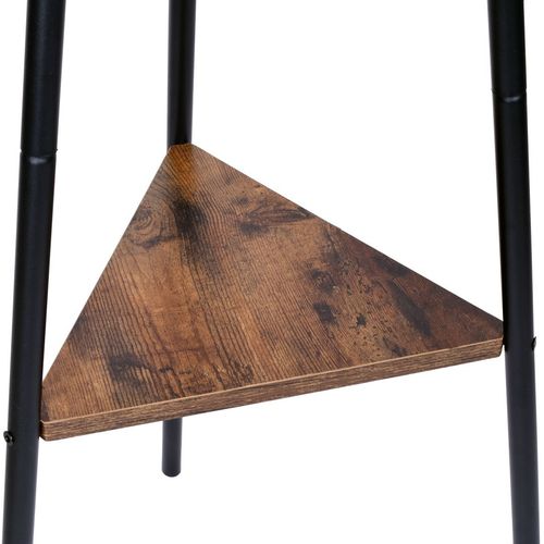 Wieszak loftowy stojący ALDO RUSTIC czarny na Arena.pl